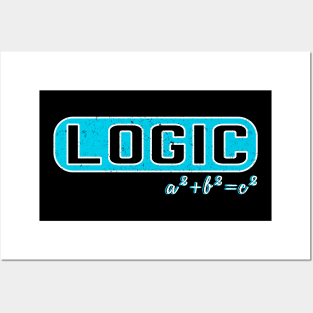 Logic - Pythagoras's Theorem Formula - Math Posters and Art